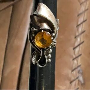 Silver and Citrine Ring Testing Shown in Photo’s